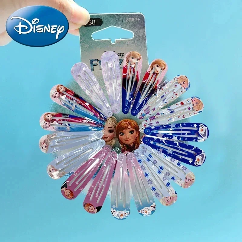 

5PCS/Set Frozen Children's Hairpin Elsa Headdress Doll Accessories Anime Character Hairpin Princess Child Girl Birthday Gift