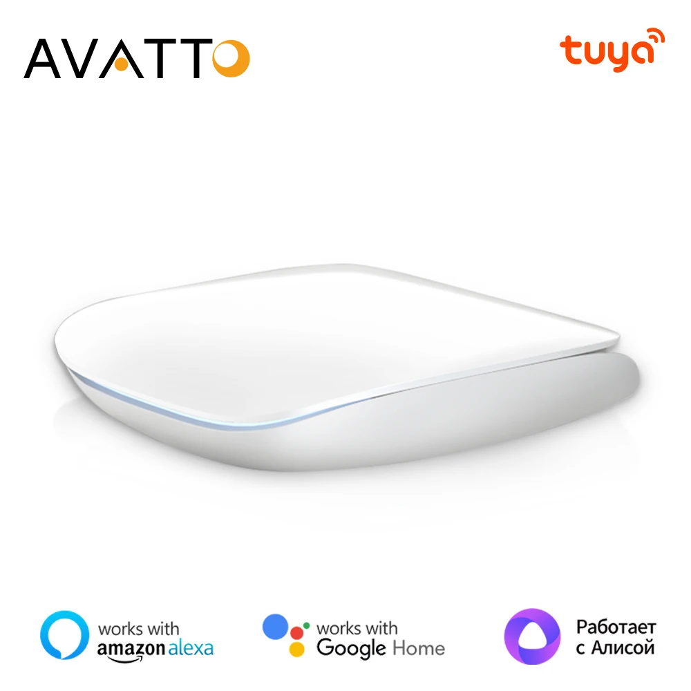 AVATTO Tuya Smart Gateway Hub ，ZigBee3.0/BLE Multi-model Smart Home Bridge Wireless Remote Controller For Alexa Google Home