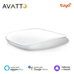 AVATTO Tuya Smart Gateway Hub ，ZigBee3.0/BLE Multi-model Smart Home Bridge Wireless Remote Controller For Alexa Google Home