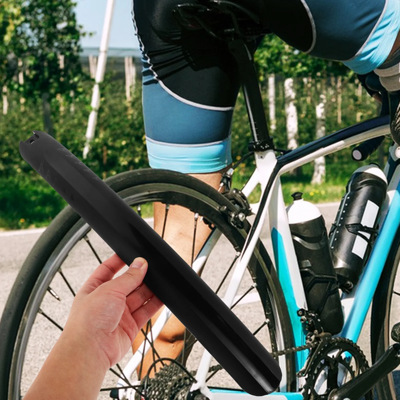 

1Set Adjustable Road Bike Plastic Mudguard Quick Release Front Rear Bicycle Splash Cover Universal Fit Cycling Mud Guard