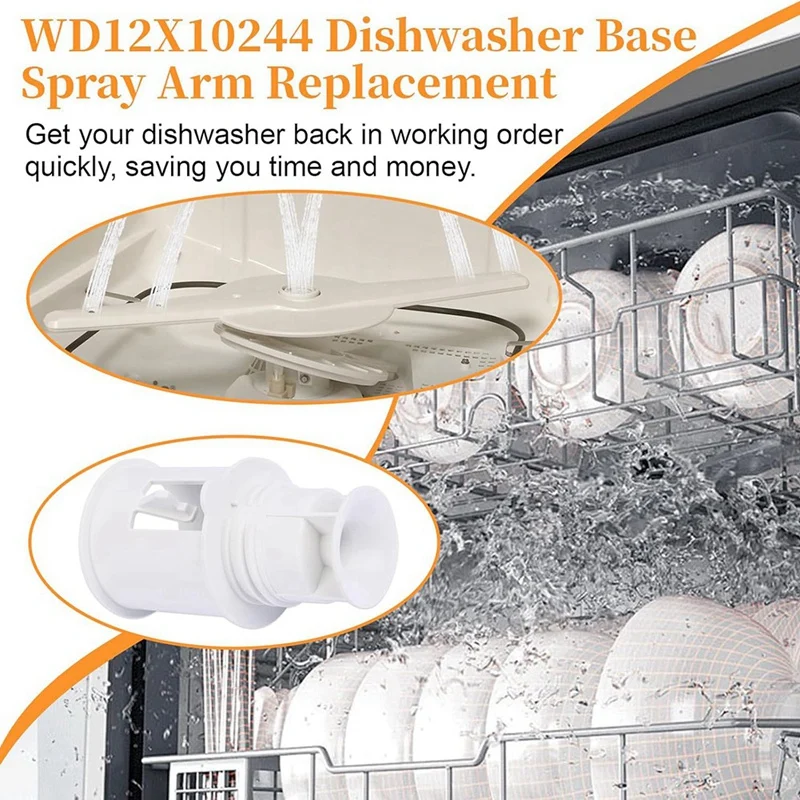 WD12X10244 Spülmaschine Spray Arm Basis Spülmaschine Unteren Spray Arm Ersatz Für GE Spülmaschine Teile 1263951   PS 1765974   VERKAUF