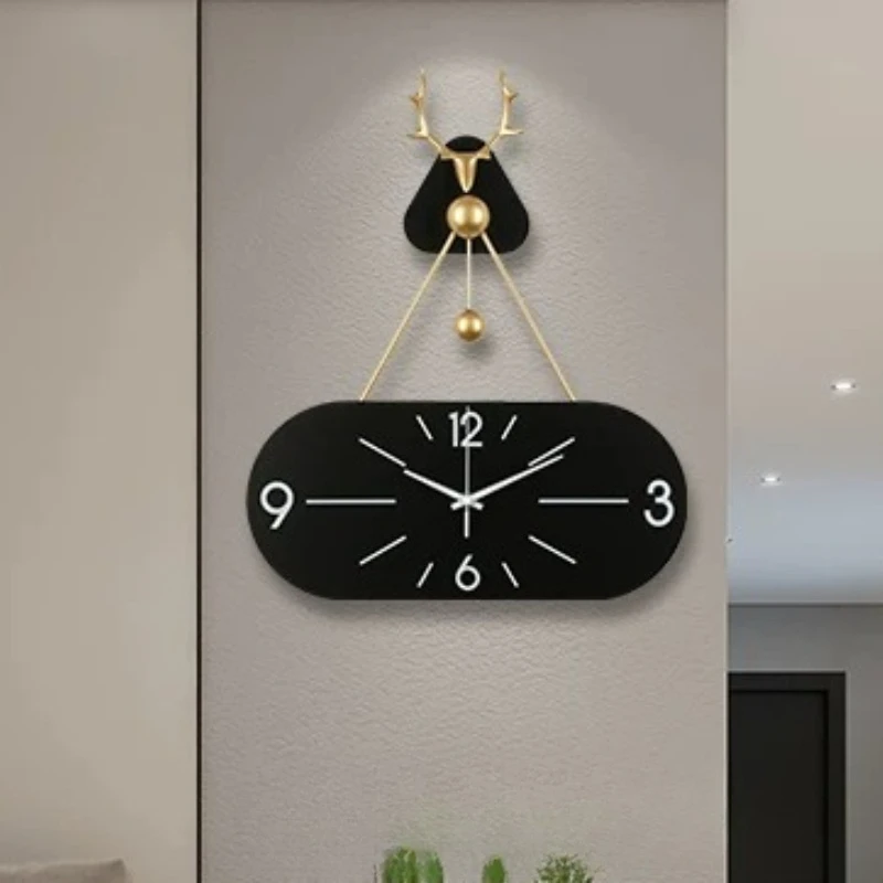 Design Creative Wall Clocks Minimalist Aesthetic Nordic Luxury Wall Clocks Modern Living Room Horloge Murale Room Decorations