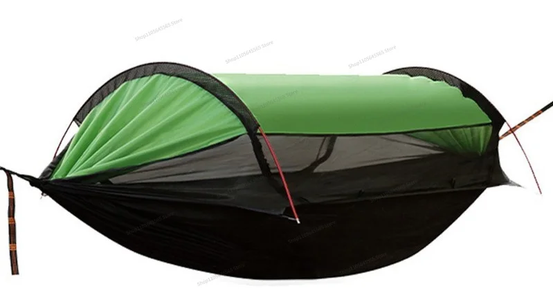 New Push-pull Anti Rollover with Mosquito Net Hammock, Outdoor Double Swing, Indoor Hanging Chair