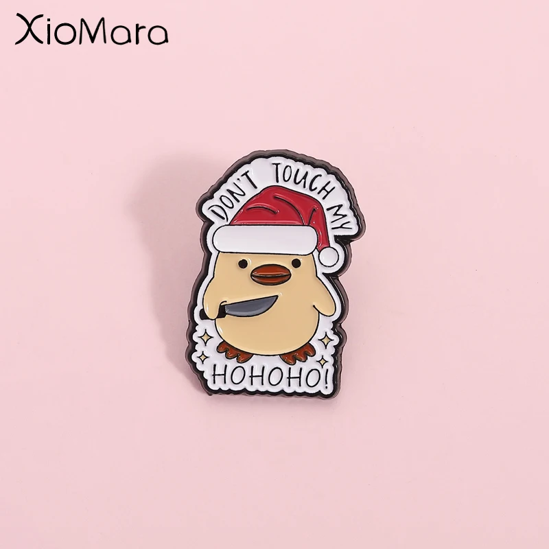 Weihnachten gelbe Ente Emaille Pin Fantasy Space Cuisine Brosche Revers Rucksack Abzeichen Schmuck Geschenk