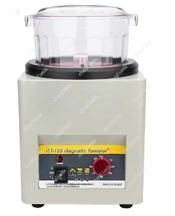 KT-185/185s Magnetic Tumbler Jewelry Polisher Metal Finisher Finishing Machine 110V/220V Gold Precision Parts Polisher