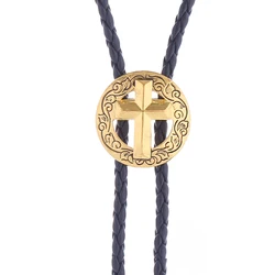 Fashion cross pattern Bolo Tie men's and women's clothing accessories
