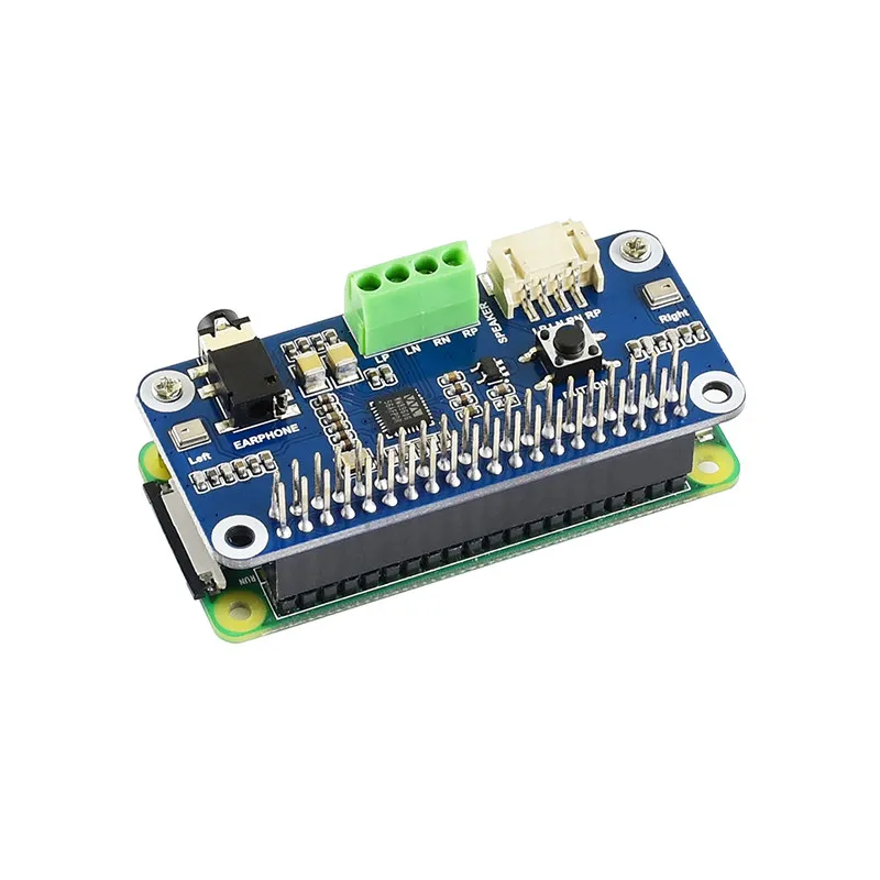 Raspberry Pi 5 Microphone & Speaker Expansion Board, Digua Robot RDK X5 WM8960 Audio Adapter Board