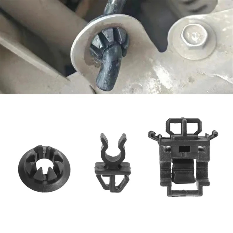 5 Set Car Hood Bracket Suitable For Honda Civic Accord Odyssey Crv Rope Ring Clamp Card Clip L62 90602-S84-A01 Cover Support Rod