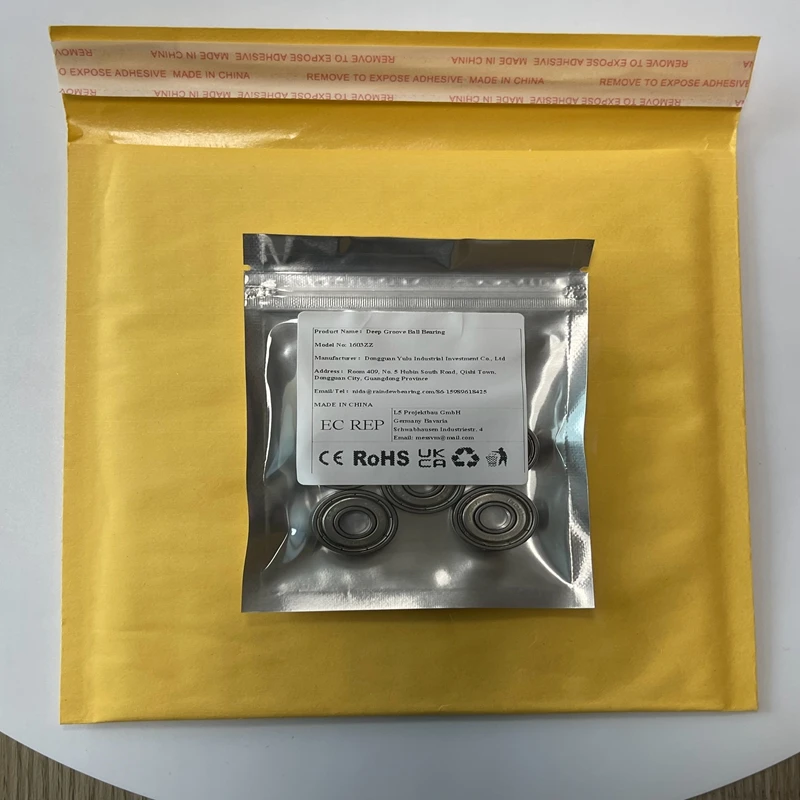 5PCS 1602ZZ 6.35x17.463x6.35 mm Bearing ABEC-7 Inch 1602ZZ Ball Bearings