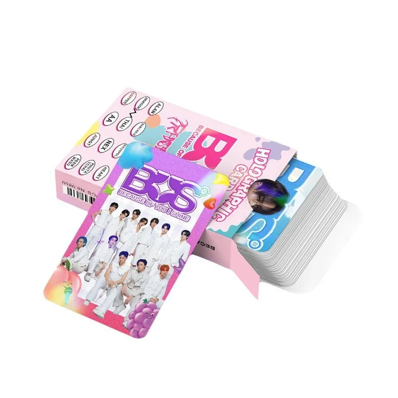 BUS Multi-Fandom Limited Edition – 124pcs Shiny Laser Holographic Photocards New Release