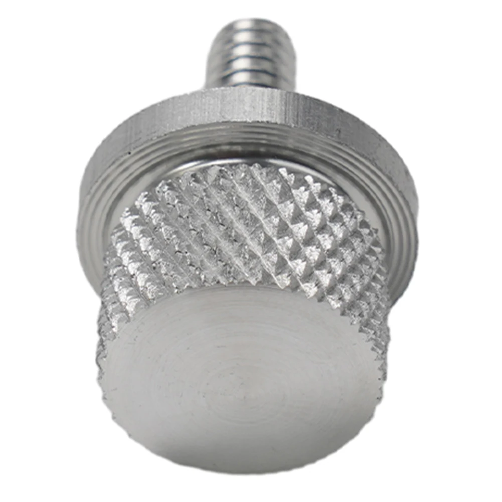 

1 шт. 1 × горячее крыло, задние хромированные серебряные детали, послепродажная заготовка с ЧПУ, алюминий 1/2 полной резьбы, резьба 1/4-20