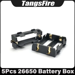 5Pcs 1X2 Slot 26650 Battery Box Series 3.7V Batteries Holder Box Storage Case Container Rechargeable Battery Shell