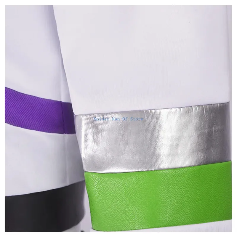 Movie Woman Buzz Cosplay Costume Lightyear White Jumpsuit Halloween Carnival Cosplay Buzz Customized Clothes
