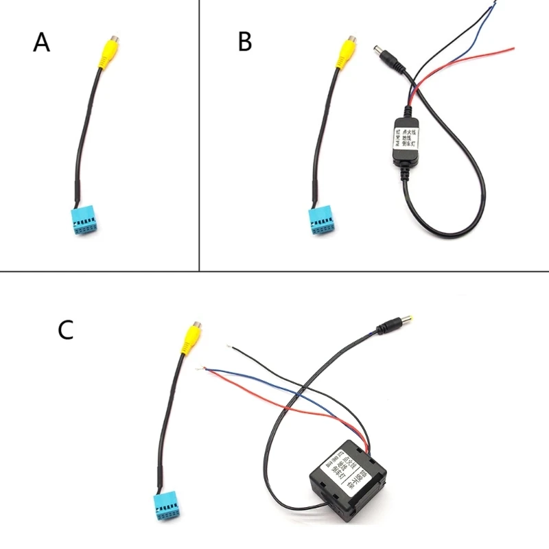 Durable Car RCA Rear View Camera Timer Delay Filter Conversion Cable Adapter Replacement Accessories DropShipping