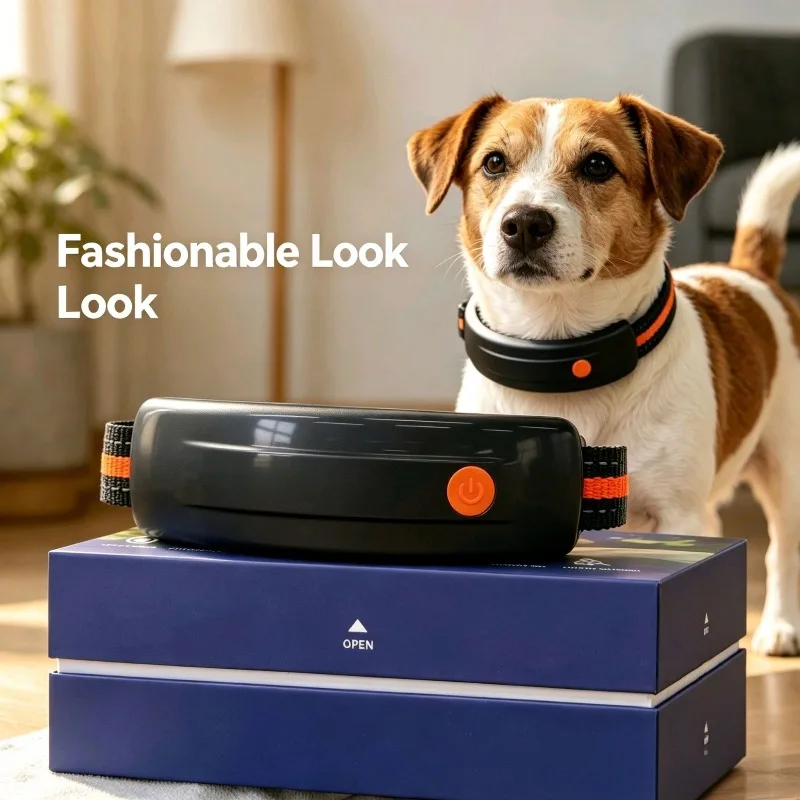 4G SIM Card Smart Pet Collar APP Remote Control GPS Locator Electronic Fence Health Monitor Waterproof Anti Bark Device