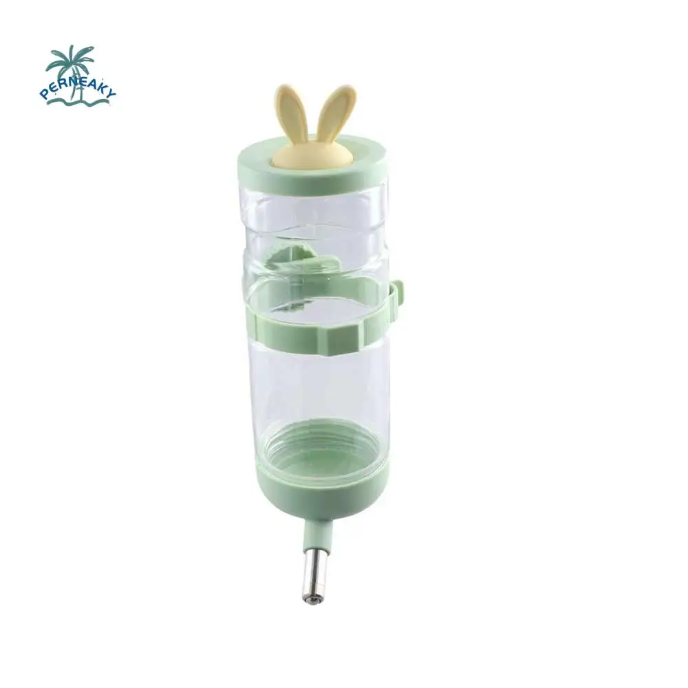 

Automatic Rabbit Ears Hanging Water Bottle Rabbit Ears Cover Ball Design Cat Cage Hanging Water Bottle 550/950ml Leak-proof