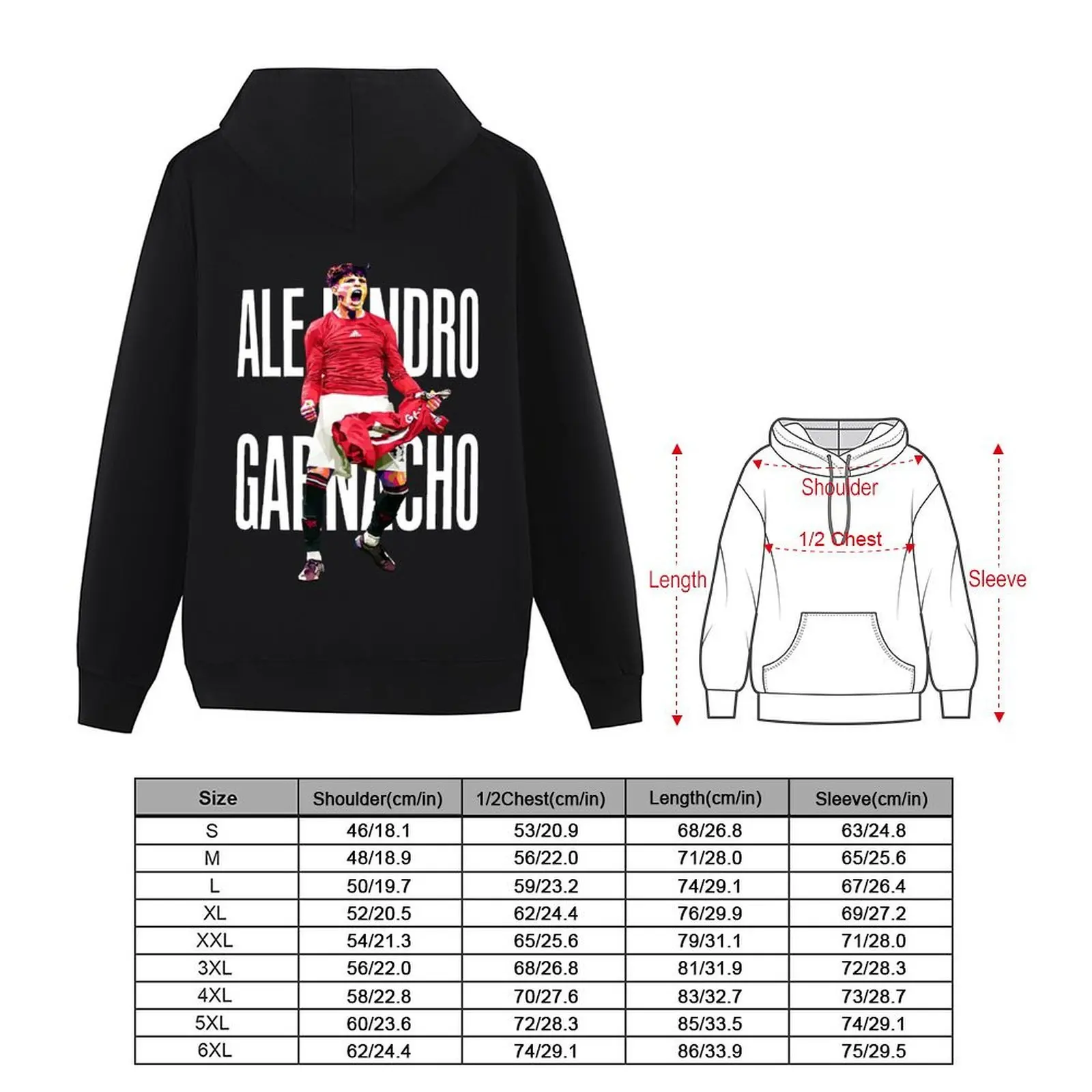 เสื้อฮู้ด Garnacho WPAP ชุดเสื้อผ้าผู้ชาย เสื้อผ้าผู้ชาย เสื้อสเวตเชิ้ตผู้ชาย ชุดเสื้อผ้าดีไซเนอร์ผู้ชาย เสื้อฮู้ดผู้ชาย เสื้อสเวตเชิ้ต