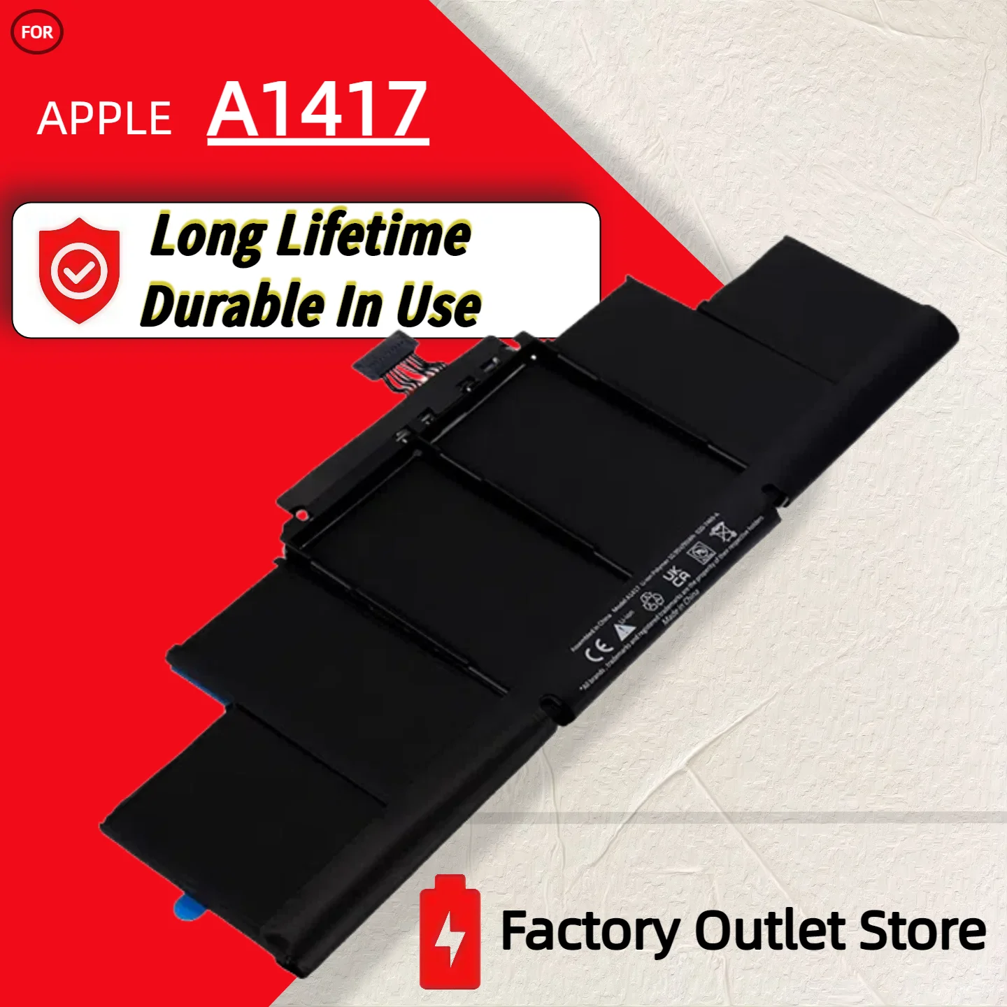 

Wholesale And Retail❗❗❗ A1417 Laptop Battery for Apple A1398 (2012 Early-2013 Version) for MacBook Retina Pro 15" Free tool
