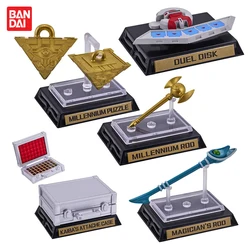 Bandai Twisted Egg Yu-Gi-Oh! Drama Props Millennium Puzzle Duel Disk Collection Ornaments Miniature Toy children Birthday Gifts