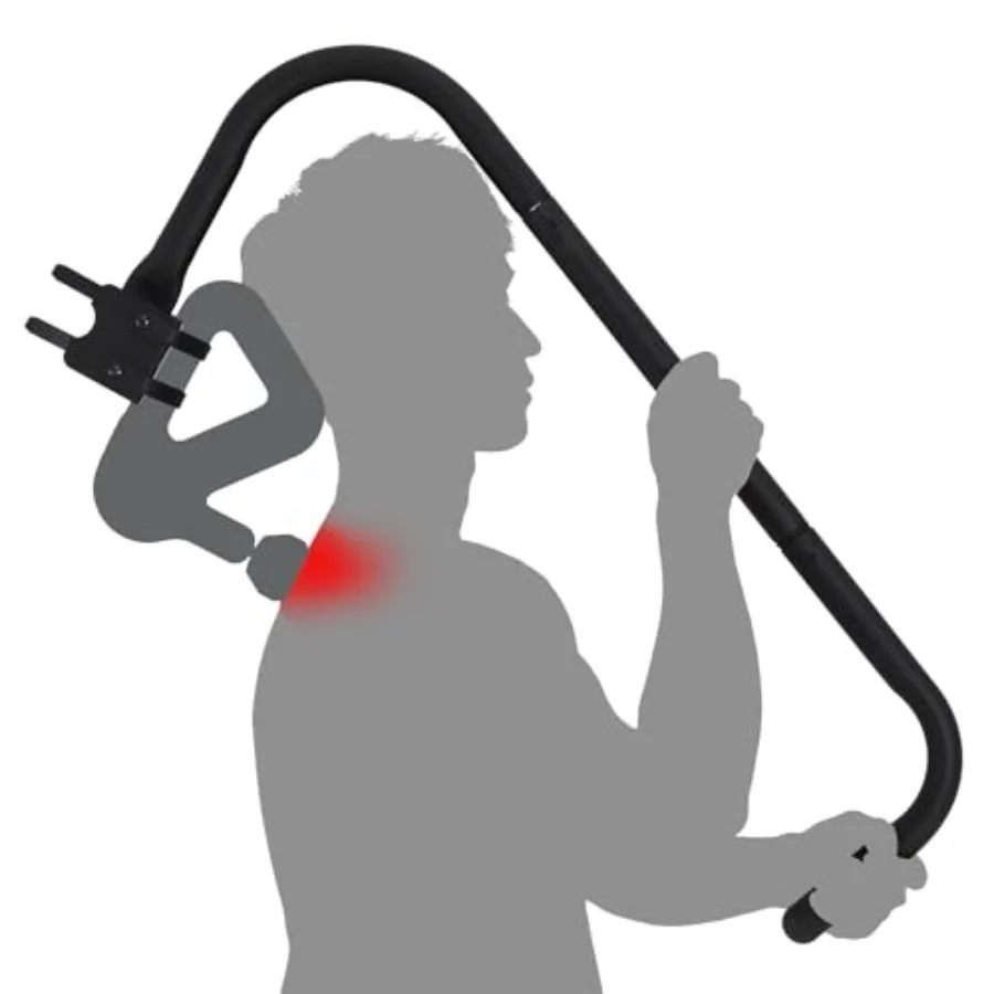 Massage Gun Holder Shoulder Neck Back Handheld Self Massage Gun Mount Compatible with Most Massage Guns Professional Grade Desi