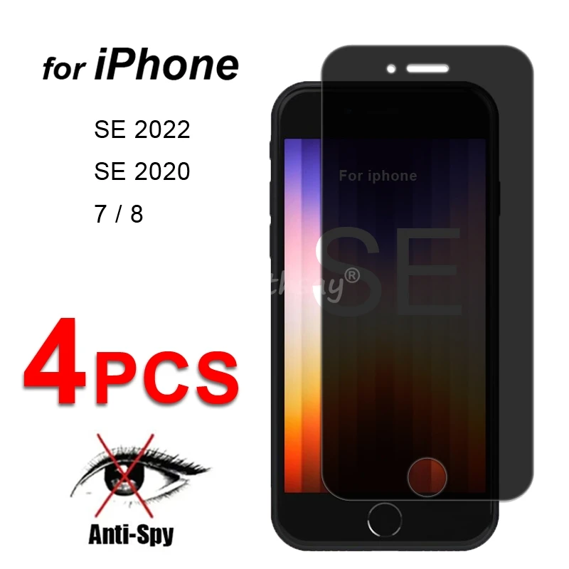

Privacy Screen Glass For iPhone SE 2022 Glass Anti-Spy Protector Flim For iPhone SE 2022 Tempered Glass Flim For iPhone SE 7 8