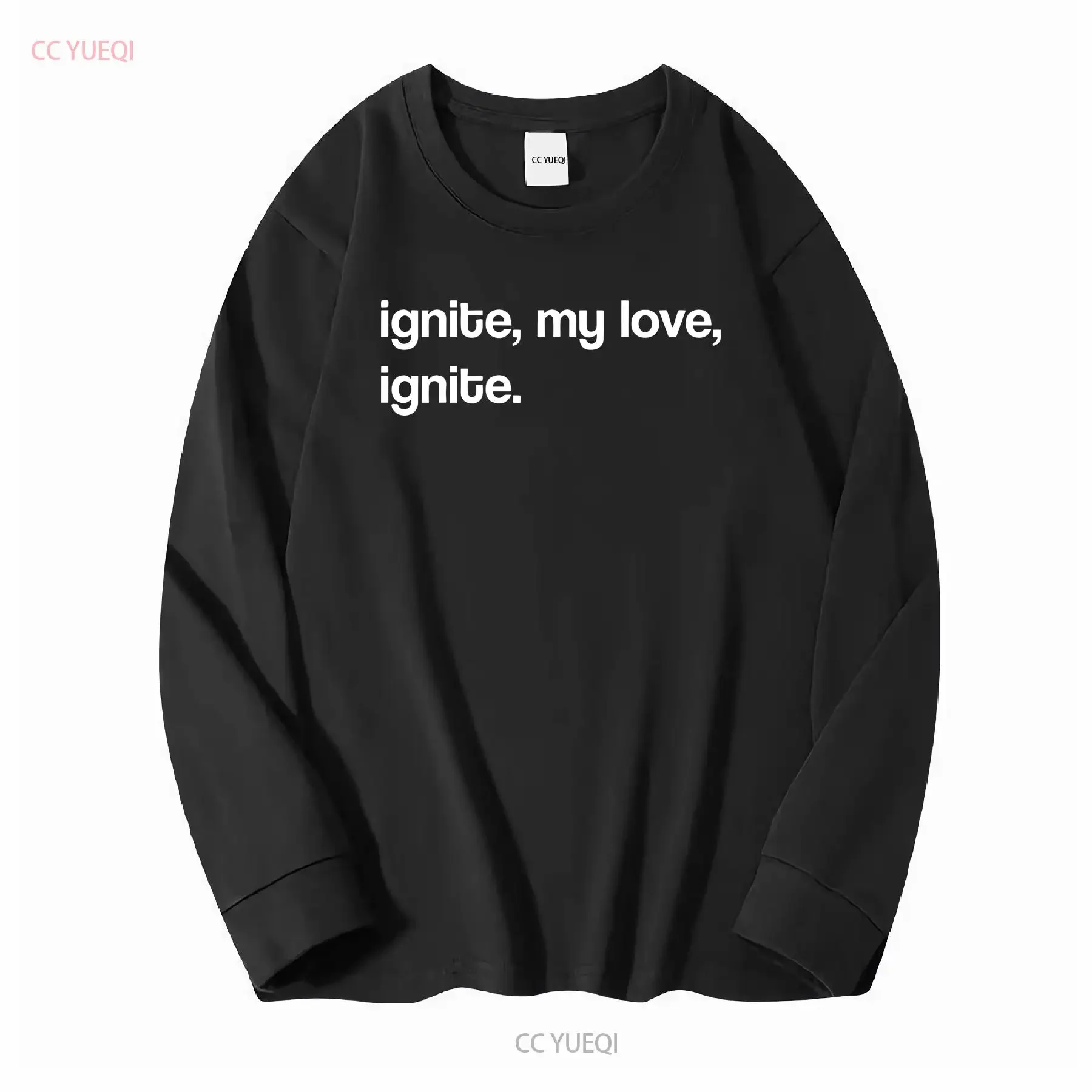 aaron warner ignite my love T Shirt Size M 3XL vintage Washed designer clothes homme Stylish Stretched Versatile graphic Casual
