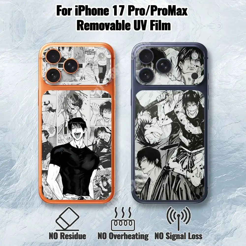 

T-Toji Fushiguro-S Anime Removable UV Film for iPhone 17 Pro 17 ProMax Protective Sticker