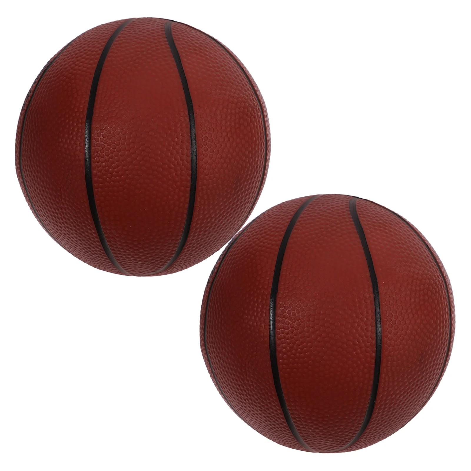 2Pcs Kids Soft PVC Toy Basketball for Mini Hoop Outdoor Indoor Play Small Size Fits Pool Beach Bathtub Ages 5 12