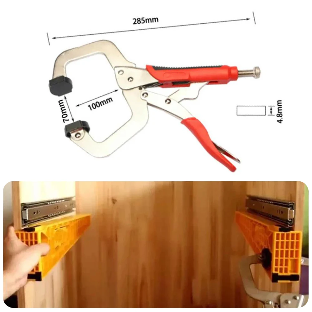 Drawer Slide Jig Cabinet Hardware Handle Installation Hinge Jig Drill Guide for Cabinet Furniture Mounting Tool