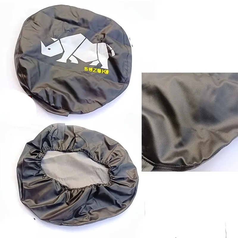 For 2019-2024 Suzuki Jimny JB74 JB64 15  Inches PVC PU Leather Spare Tire Wheel Cover Bag Protector Accessories view 3
