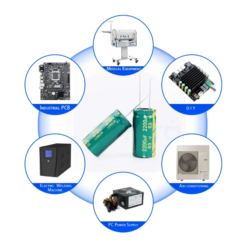 5PCS/10PCS 35V 2200UF Capacitor 35V2200UF 13X25mm 2200UF 35V 16X25mm Low ESR Aluminum Electrolytic Capacitor