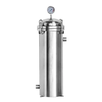 304 Stainless Steel Multi-Cartridge Filter Housing 2 inch NPT, 150 gpm, 125 psi