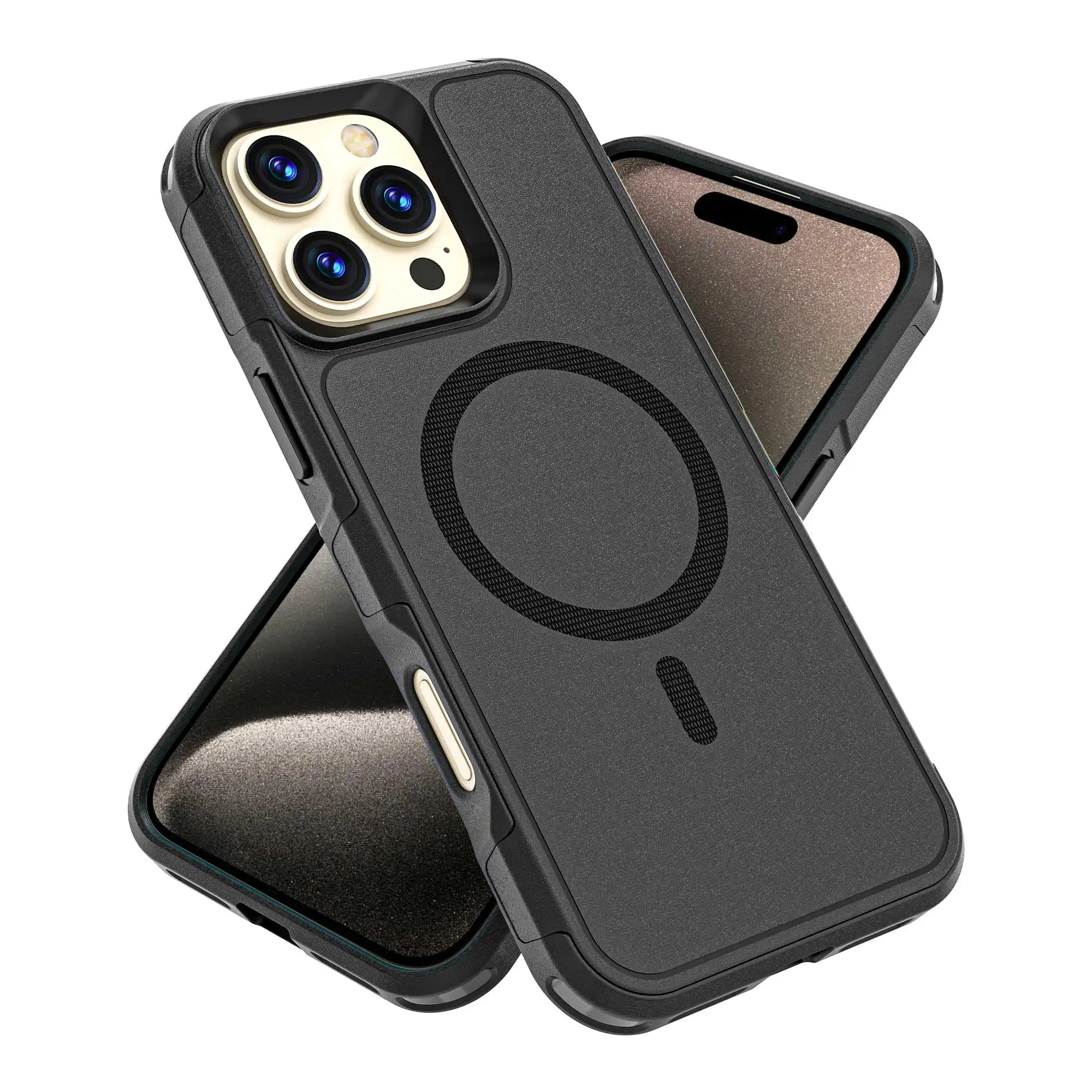 Shellbox Hochwertige, dünne und leichte 2-in-1-Handyhülle mit doppeltem Schutz, langlebig, sturz- und kratzfest für iPhone16/15/14