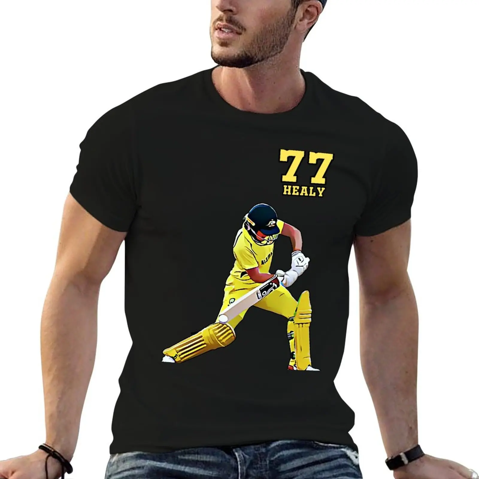 

Alyssa Healy-Australian Batter-T20 Batter-Australian Women Player-Vector Art T-Shirt t shirt man casual T-Shirt
