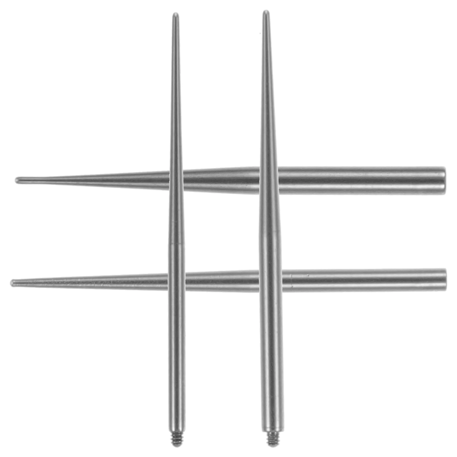 4 Pcs Piercing Jewelry Leading Bar Metal Supplies Stud Tool Tools Accessories Stainless Steel Ear Hole