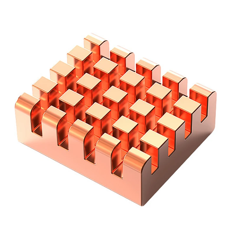 Pure Copper Video Memory Storage Cooling Plate Needle Column Red Copper Chipset Radiator Motherboards Videocards Chips Heatsink