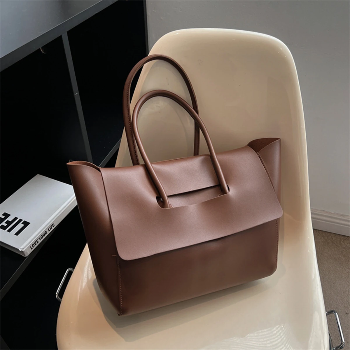 JIOMAY-PU Trend Tote Bag For Women Purses And Handbags Vintage Designer Bag Mother Kids Bags For Girl Shopping Bag Travel Bags