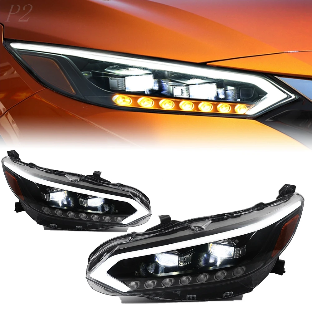 Headlight For Nissan Sylphy 2020-2022 Car автомобильные товары LED DRL Hella Xenon Lens Hella Hid H7 Car Accessories