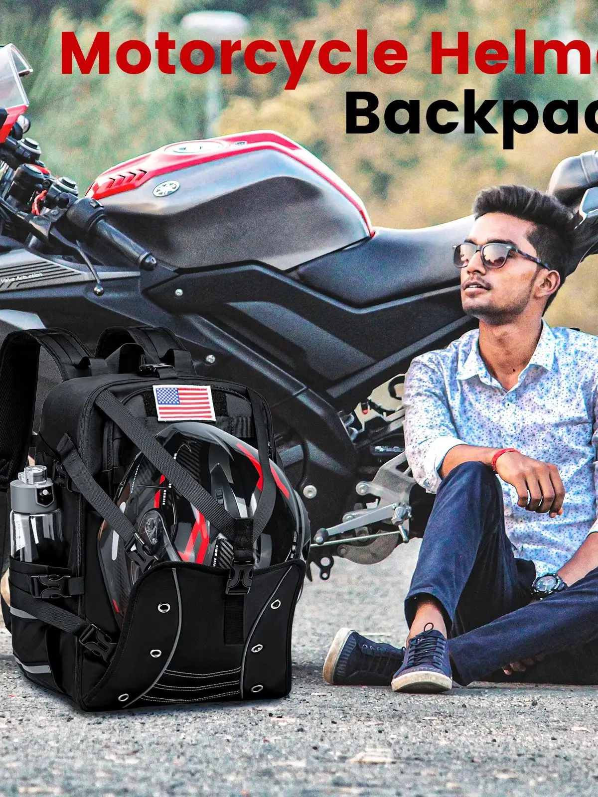 AliExpress NONE Large Capacity Multifunctional Motorcycle Helmet Bag Waterproof Motorcycle Backpack Bicycle Travel Bag Sport Gym Bag Lightweight