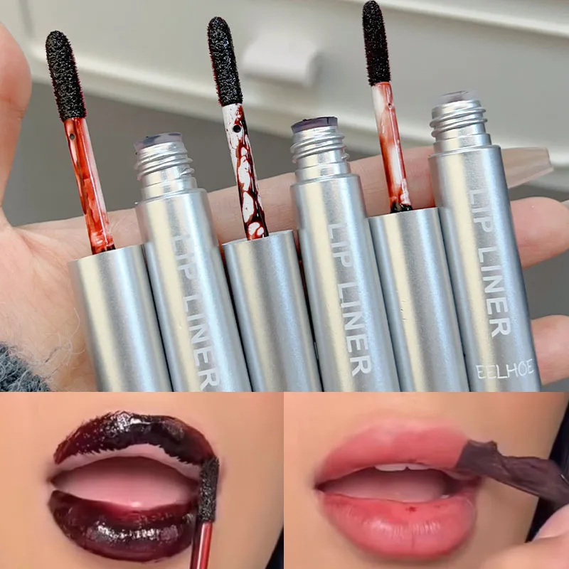 Waterproof Peel Off Lip Liner Tattoo Lasting Amazing Matte Non-Stick Cup Matte Lip Gloss Sexy Red Contour Lips Makeup Cosmetics