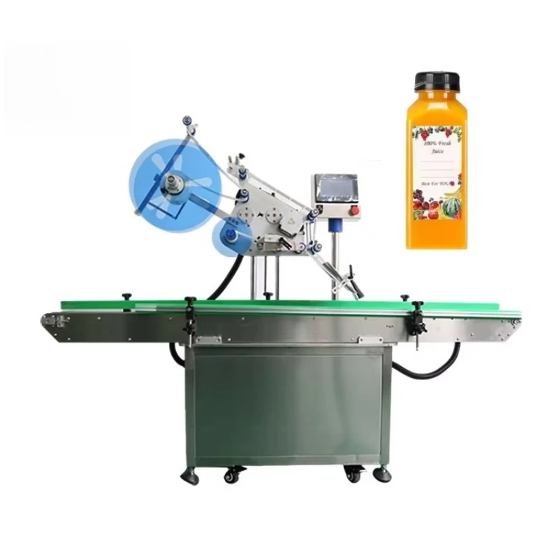 Automatic Sticker Adhesive Square Bottle Labeling Machine ,Sticker Flat Square Bottles Labeling Machine