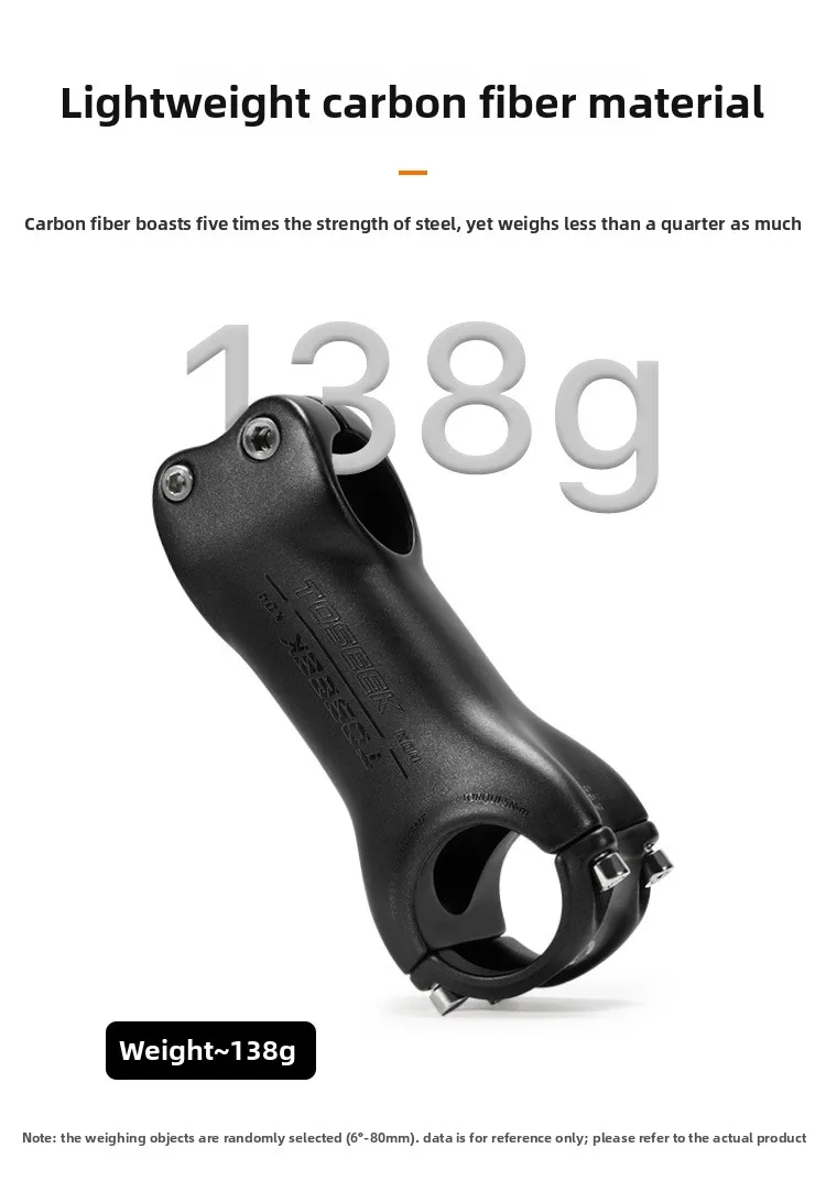 K04 Full carbon fiber mountain bike handle stand road bike riser bicycle faucet spare parts