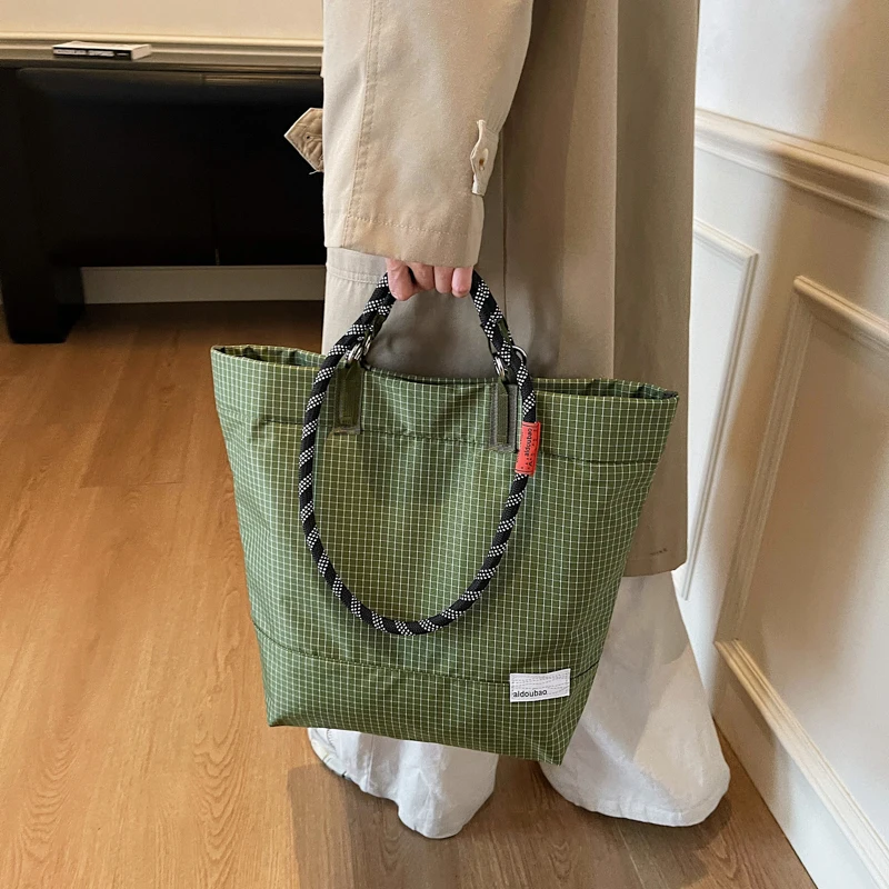 

ex Large Capaci Climbing Rope Nylon Buet Bag Waterproof Outdoor Casual Tote Bag with Double oulder Straps for Commu...