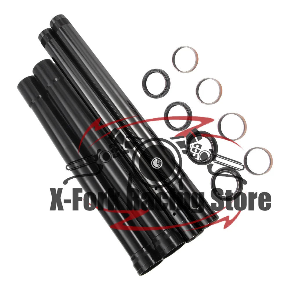 

DLC Black Front Fork Tubes Set Bushings Oil Seals Kit For Aprilia RS660 2020-2025 2021 2022 2023 2024 2B007918 2B007919 2B007917