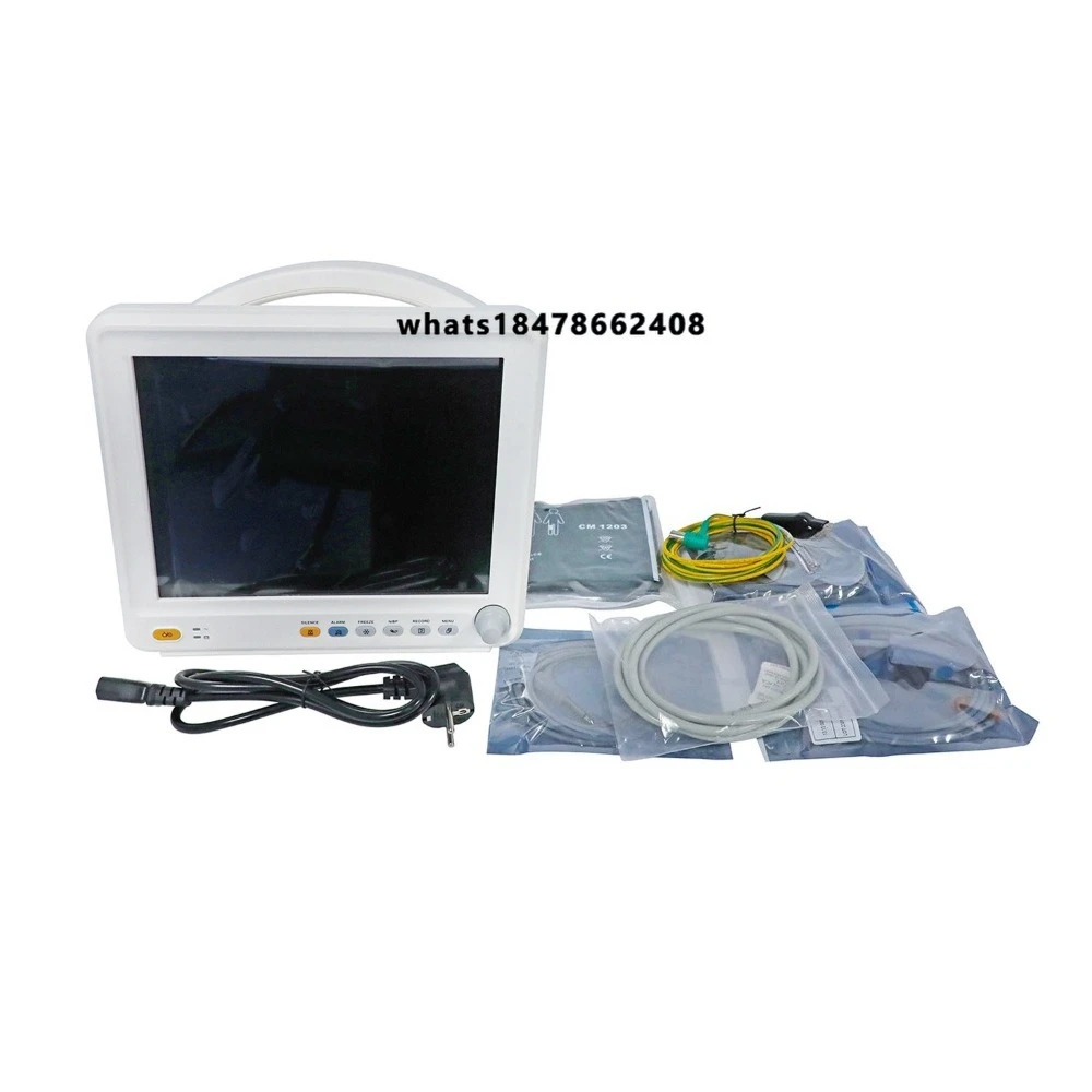Veterinary patient 12.1-inch TFT display, for hospital ICU, multi-parameter monitoring CE certified Class II medical equ