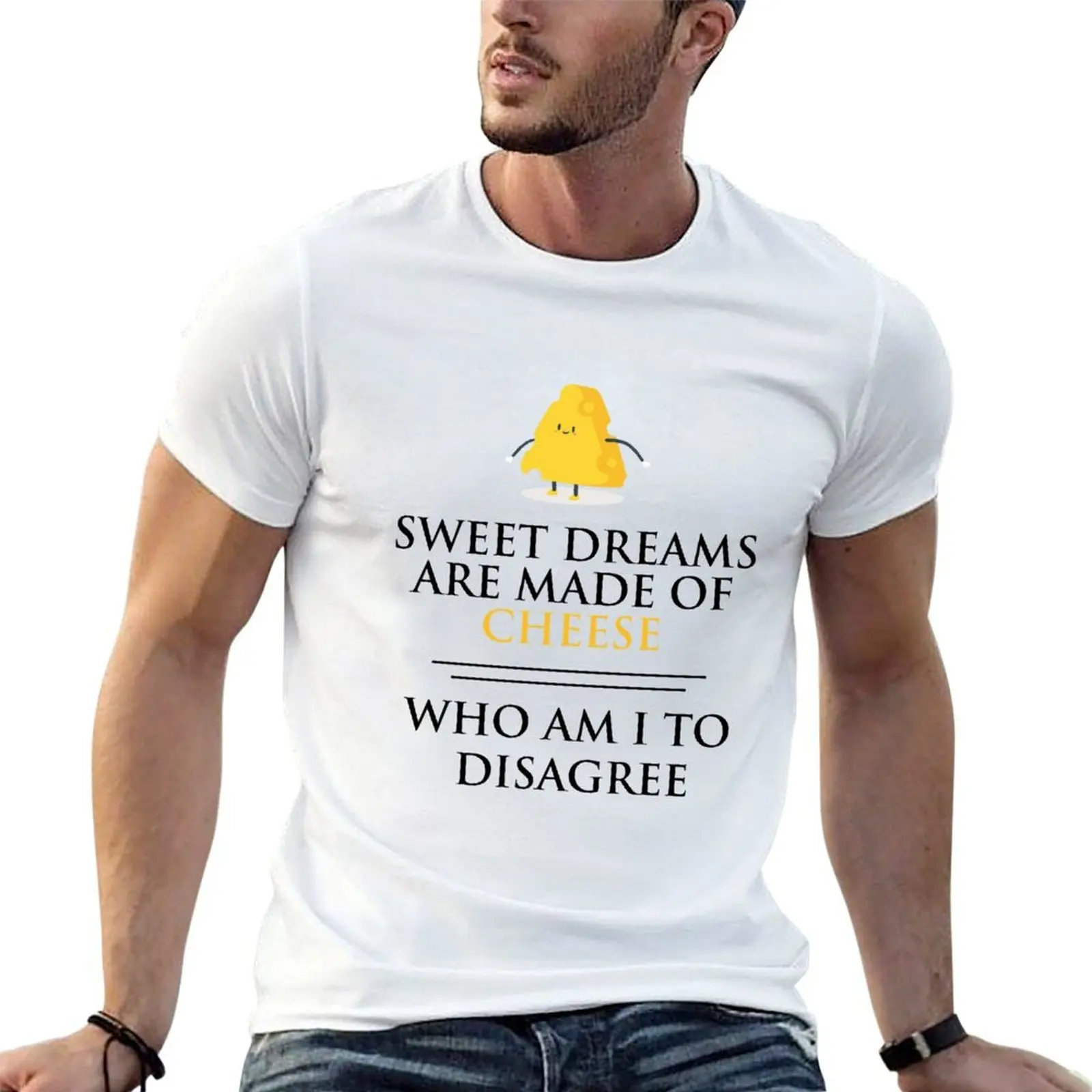 cotton luxury T-Shirt Tshirt shirt man t for cotton 100% man t brand shirt shirts t anime men Cheese Funny