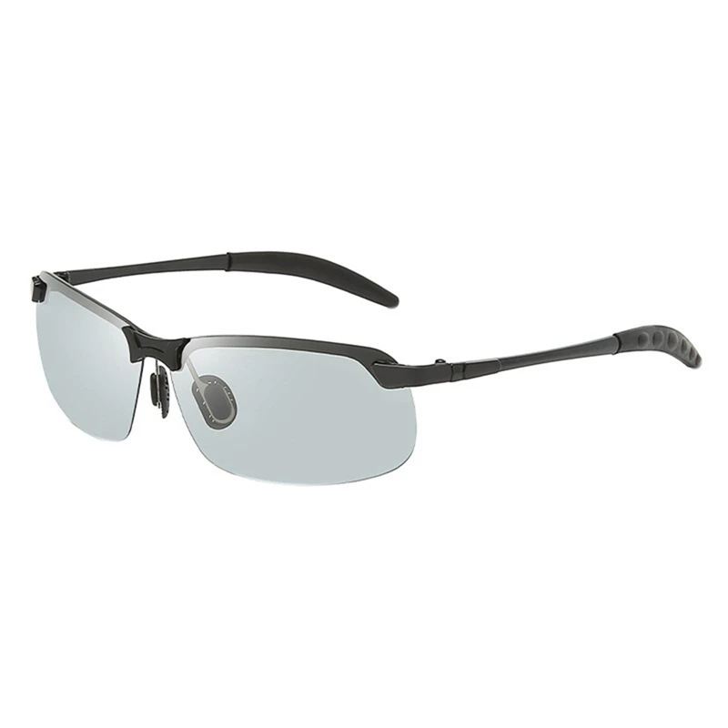 Lunettes de soleil caméléon polarisées pour hommes, lunettes de conduite, vision de jour et de nuit