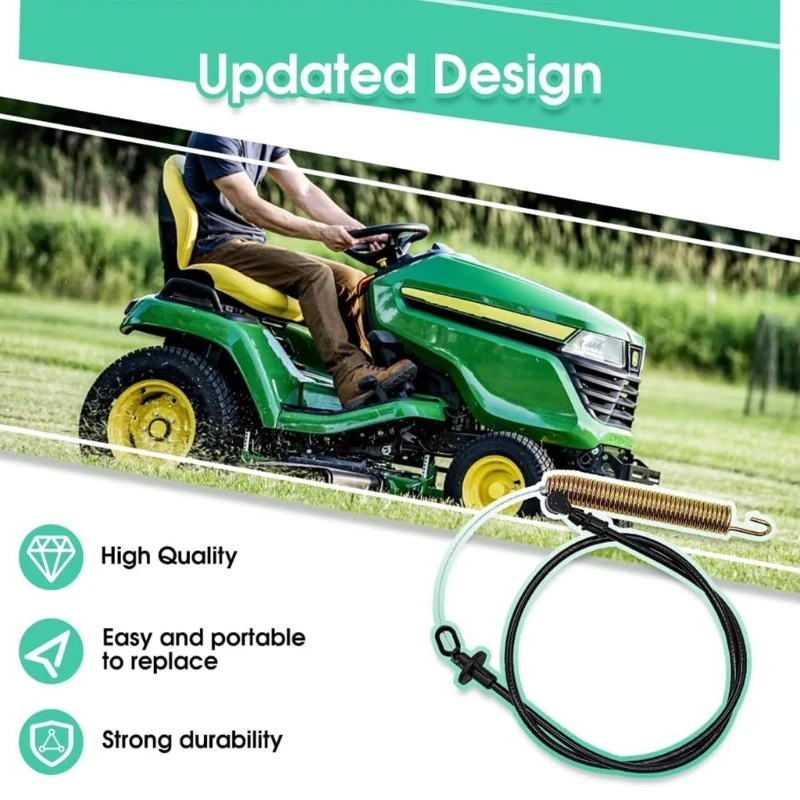 Mower Deck Engagement Clutch Cable Heavy Duty for LT1000 LT2000 DLT3000 169676 87HA