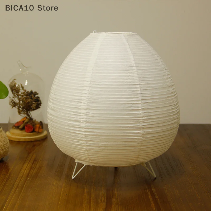 Japanese Lantern Led Table Lamp Living Room Bedroom Bedside Rice Paper Lights Study Homestay Art Creative Decor Table Lights