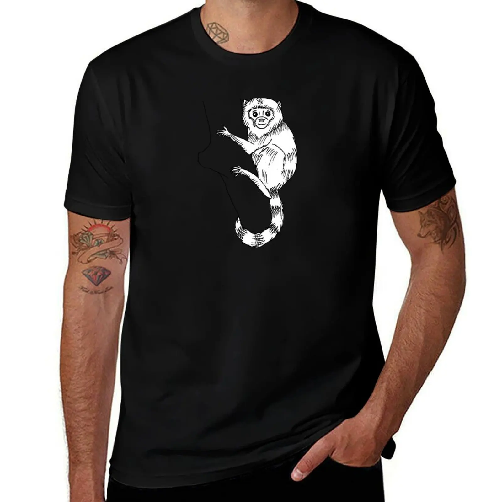 Pygmy Marmoset Fanimal T-Shirt Basic Regular Fit Casual T-Shirt